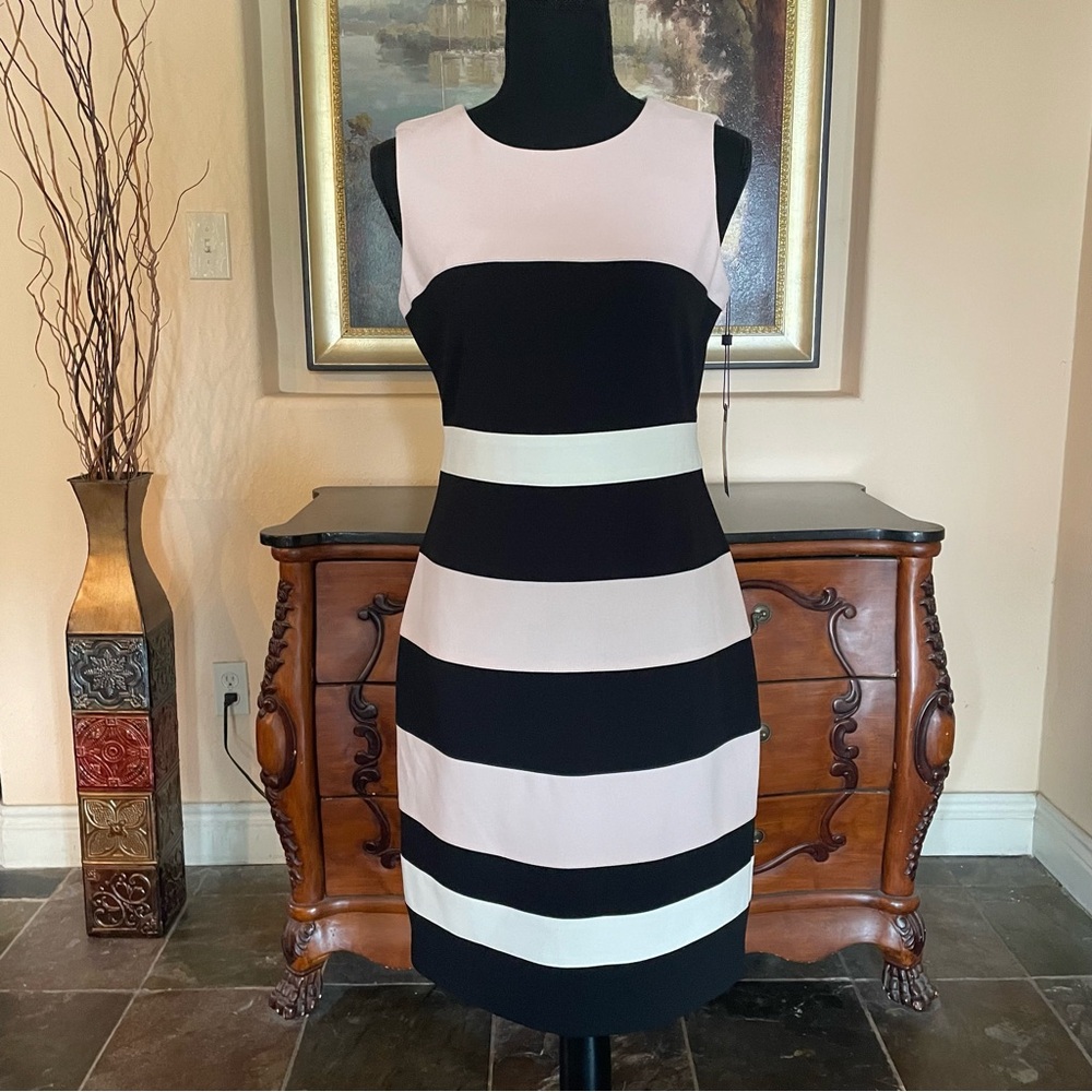 Tommy Hilfiger color block sheath dress